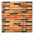 Revestimiento Pared Adhesivo Facil Colocacion Piedra X70 Un Color Variante Ladrillo