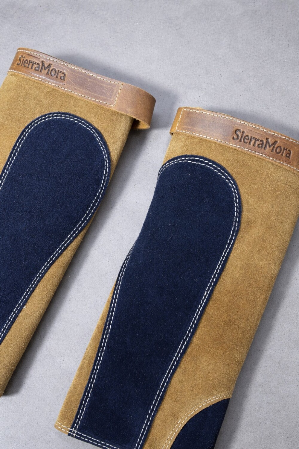 Polainas Guri Camel / Azul Marino