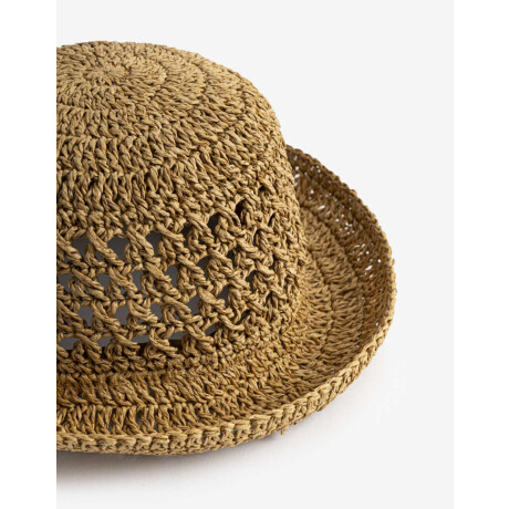 Piluso Tejido Rafia Blanco Crudo