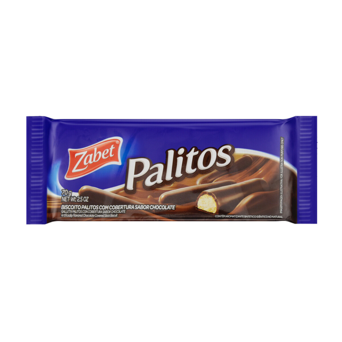 Palitos de Chocolate ZABET X18 Unidades 70grs 