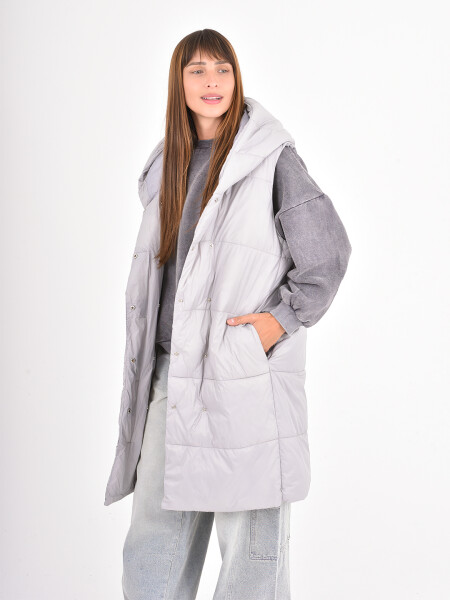 CHALECO NUVIRA GRIS CLARO