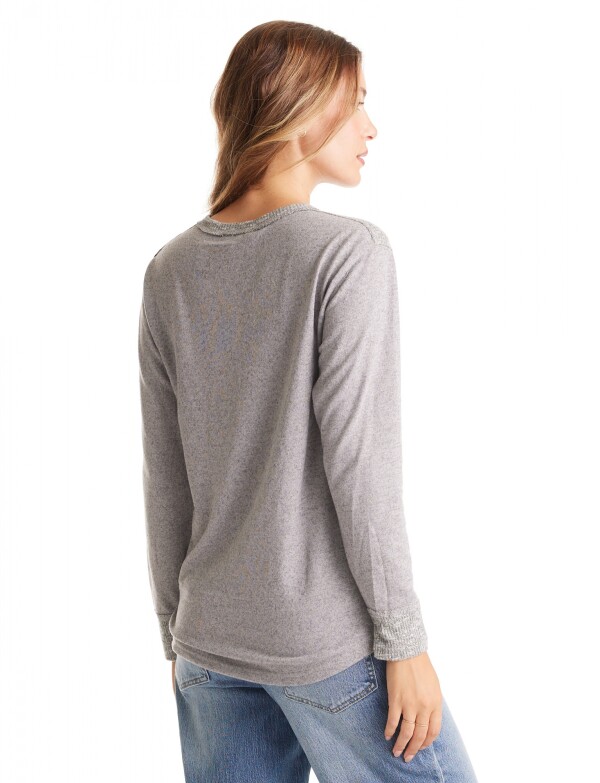 Buzo Hacci Henley GRIS