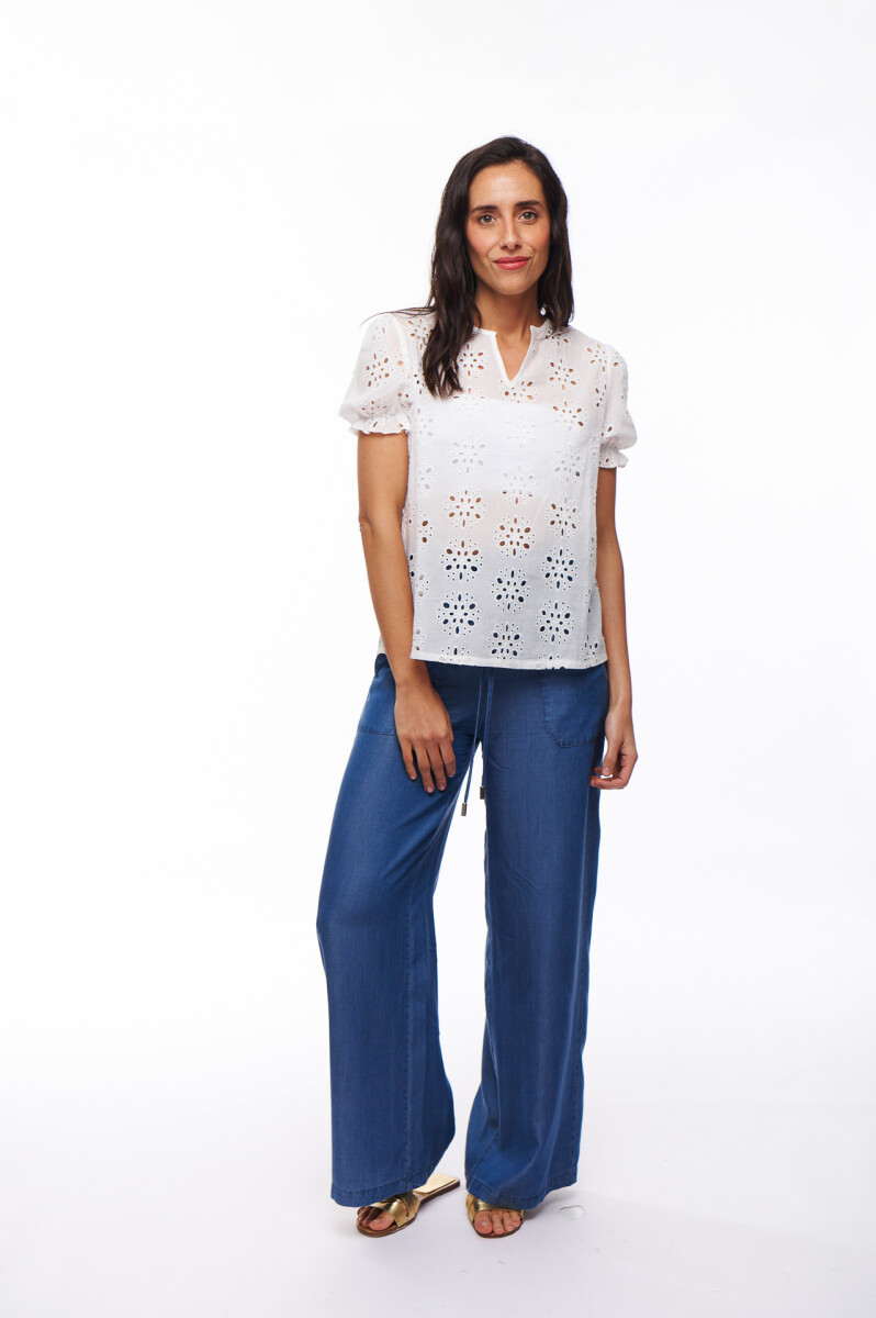 BLUSA CAYETANA - BLANCO 