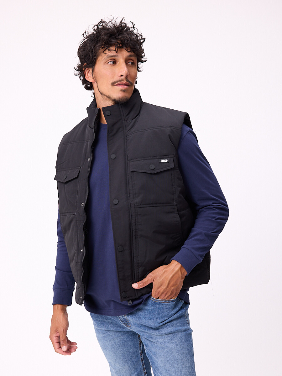 CHALECO OZLO RUSTY - Negro 