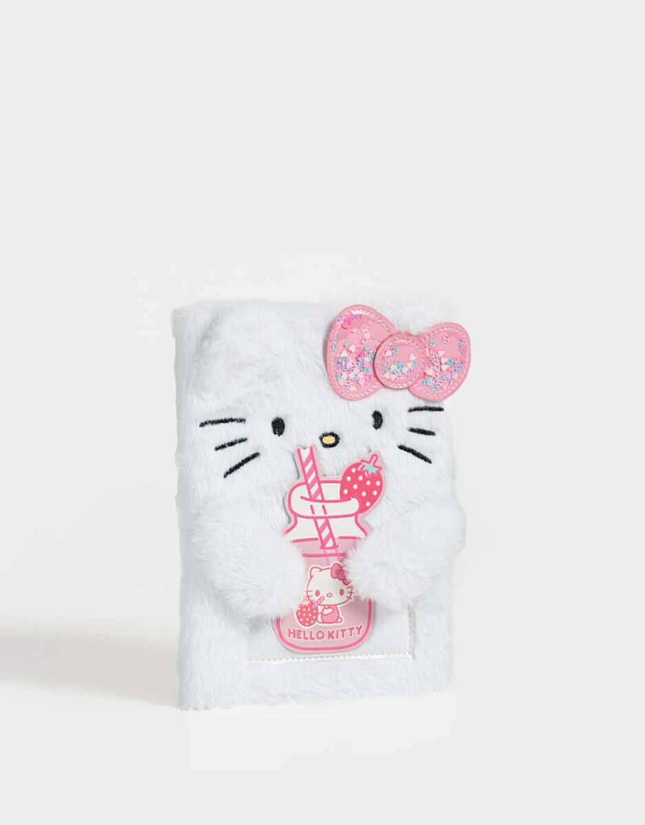 Cuaderno Peluche ''hello Kitty'' - Blanco 