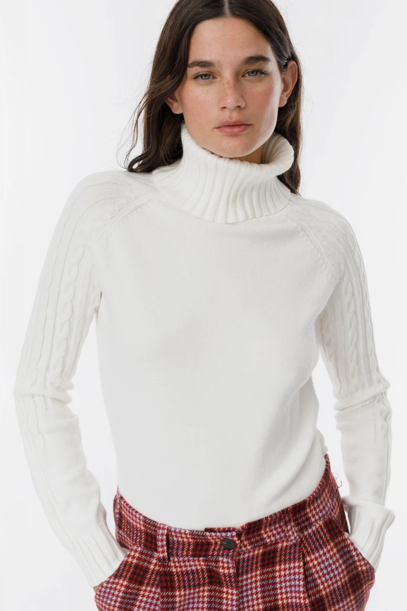 Sweater Espiga blanco talle unico
