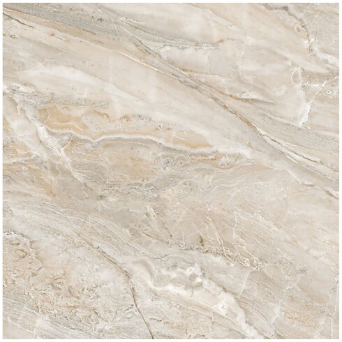 Ceramica Marmolada Beige Brillo 56X56Cm Piso GAMAS DE BEIGE