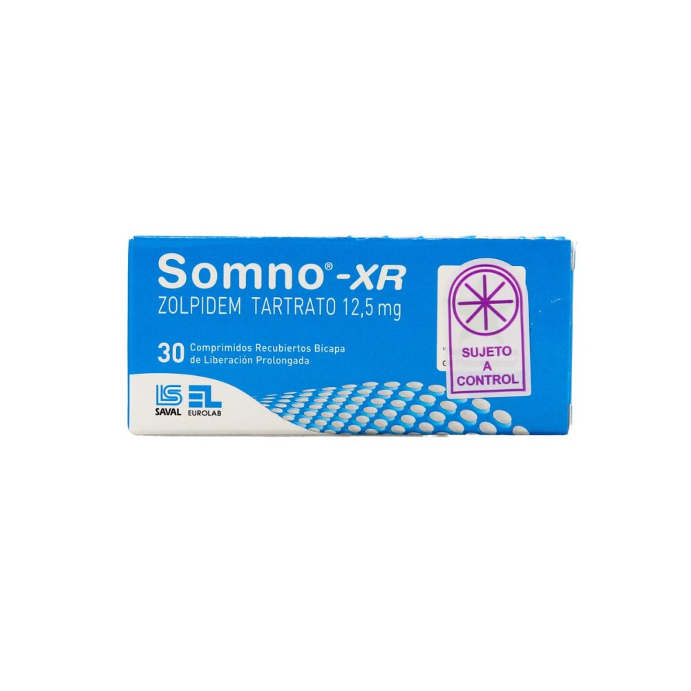 SOMNO XR 12,5 MG. (RSA) CJ X 30 COMP. única