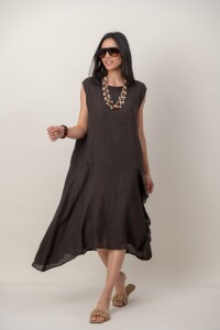 VESTIDO ADAMINA Chocolate