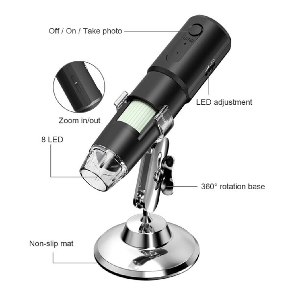 Microscopio Digital Usb 1000x Disparo Jepg Video Avi Microscopio Digital Usb 1000x Disparo Jepg Video Avi