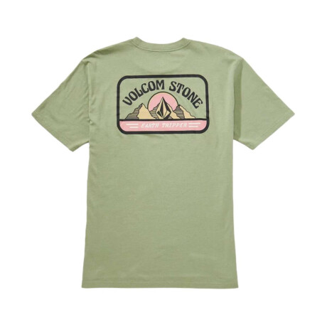 Remera Volcom ABG GREAT DIVIDE SST Verde