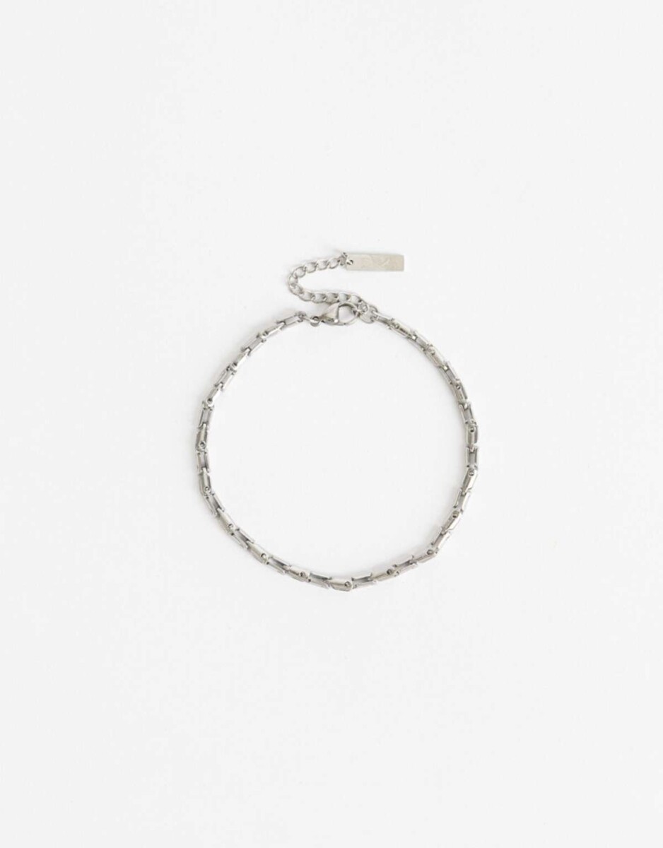 Pulsera De Acero Men´s Collection - Plateado 