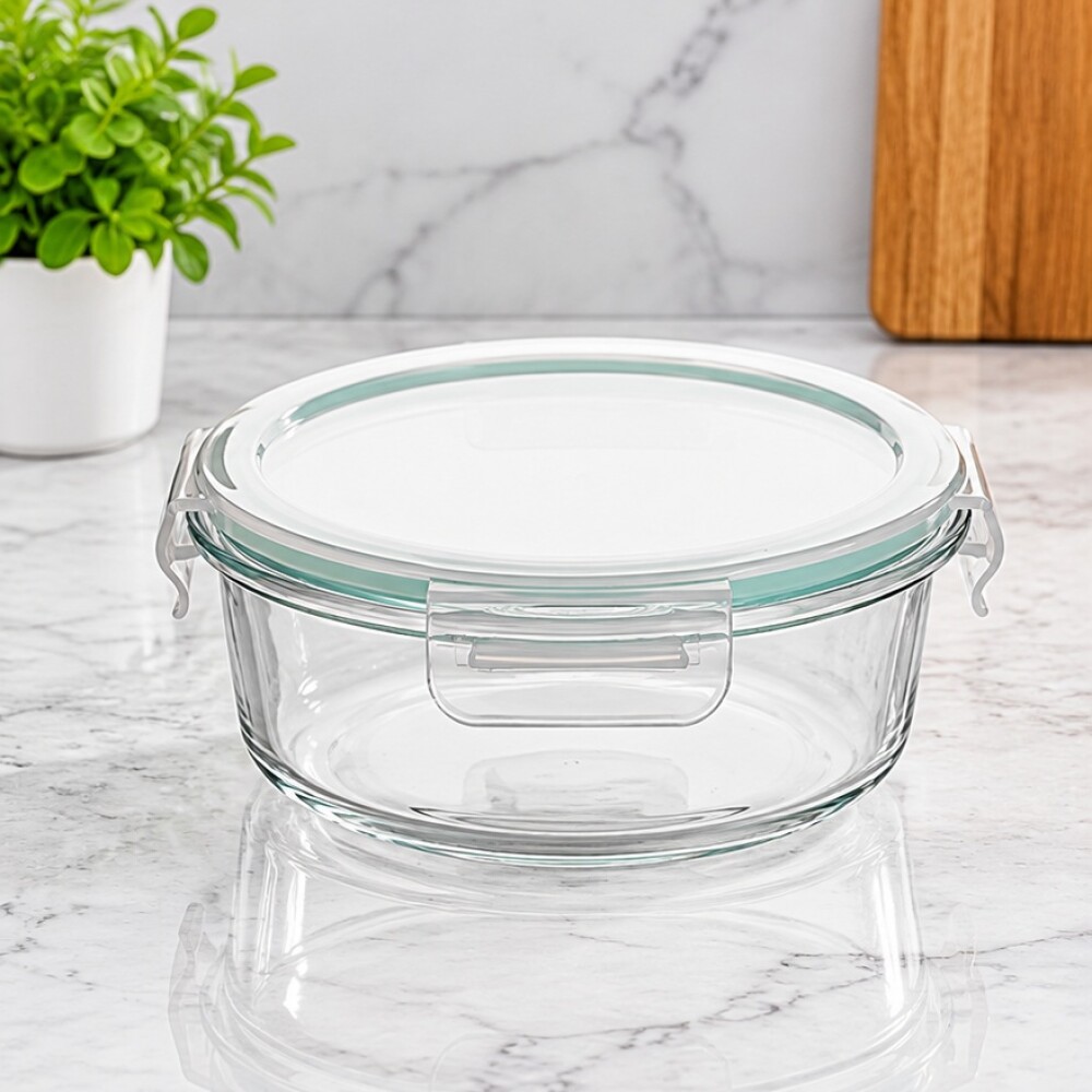 Vianda redonda con tapa 16.2 cm 620 ml 4002RM-2 Vianda redonda con tapa 16.2 cm 620 ml 4002RM-2