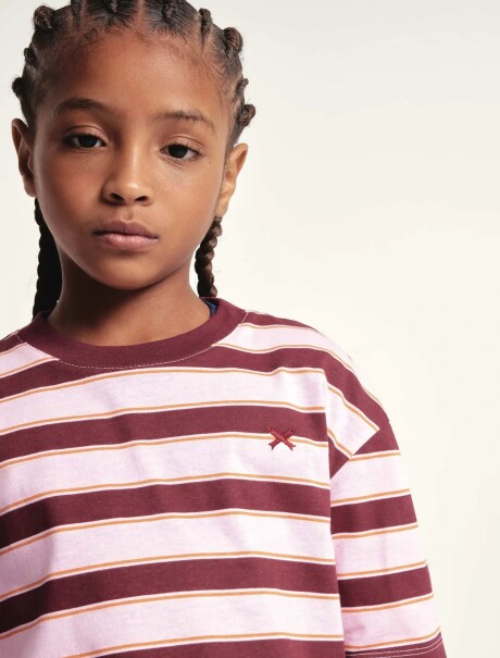 CAMISETA CORTE BOX INFANTIL MULTICOLOR