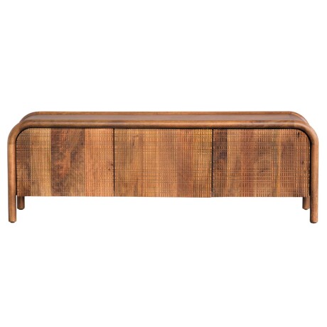 RACK PARA TV MADERA-DE-MANGO MARRON BENTO WALNUT