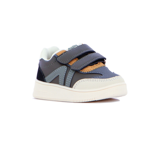 Championes Austral Kids Light Marino Gris Marron-gris