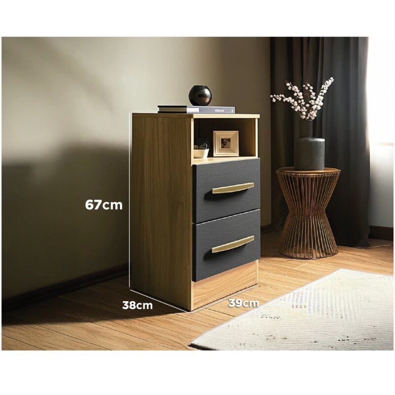 Conjunto Dormitorio Levane17 + Respaldo + Box + Mesas De Luz Conjunto Dormitorio Levane17 + Respaldo + Box + Mesas De Luz