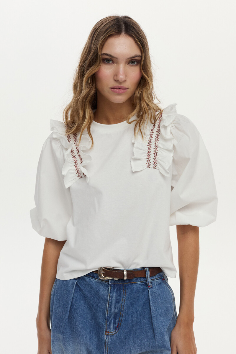 Blusa Tunez Blanco