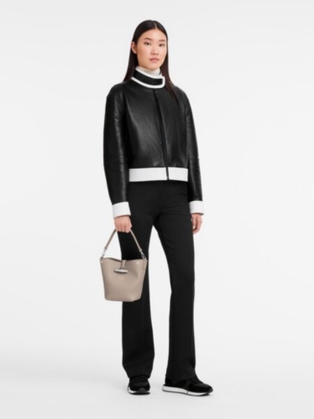 Longchamp - Le Roseau XS Bucket Bag Gris