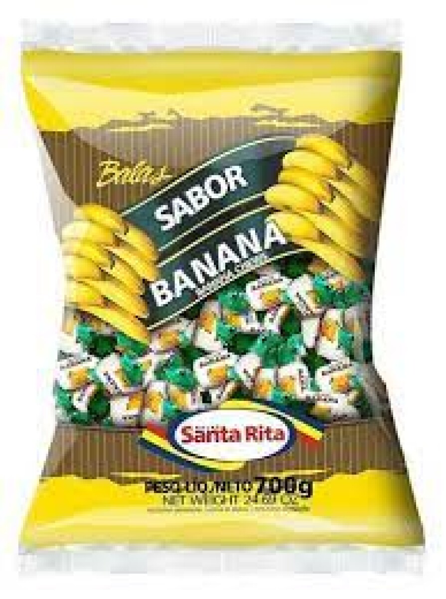 Caramelo Santa Rita Masticable 700 grs - Banana 