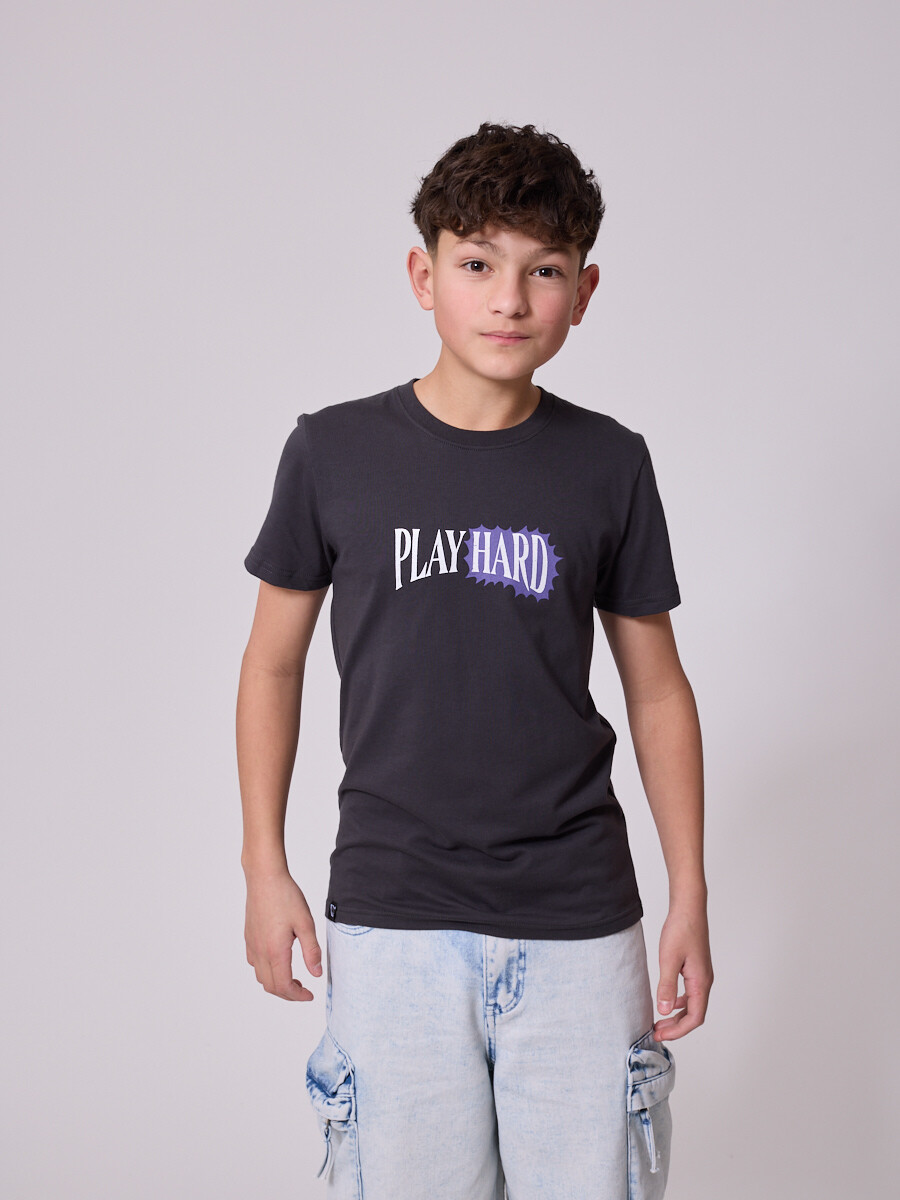 T-SHIRT DUBIR TEEN DIXIE Gris Oscuro