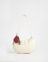 Bandoleras Boho Bandolera Formato Hobo - Blanco Crudo