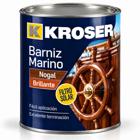 BARNIZ KROSER NOGAL BRILLANTE C/FLTRO SOLAR 0.90L N/a