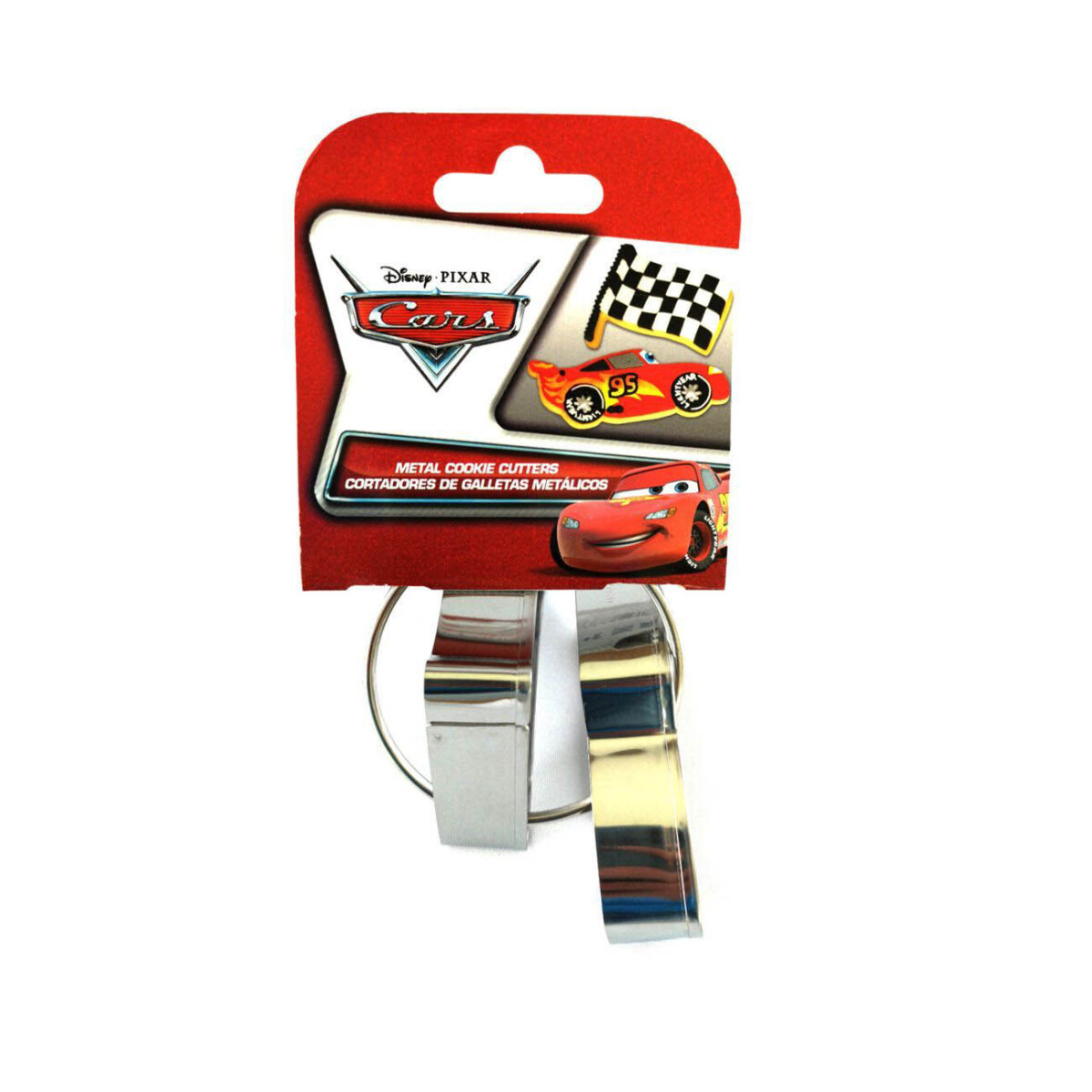 Set x2 Cortador de Galletas de Metal - Cars 