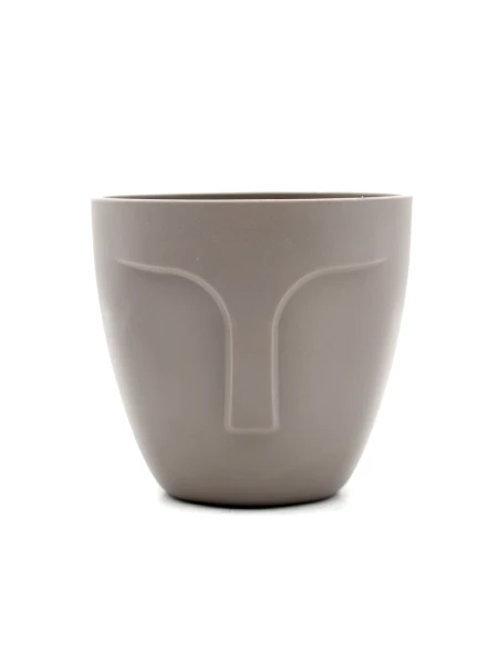 MACETA ROSTRO BEIGE
