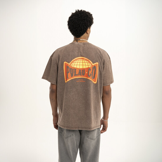 Remera Pulau WW Marrón