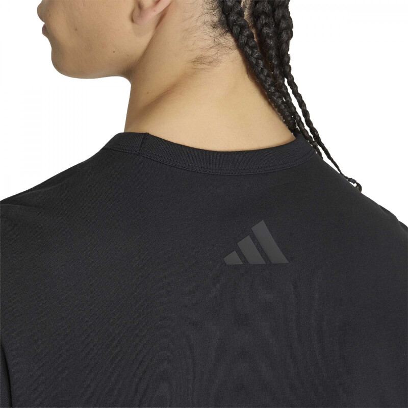 Remera Adidas M SL GFX KR1351 Negro