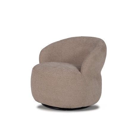 Butaca Bold Giratoria - Tela Microfibra 130 (Beige)