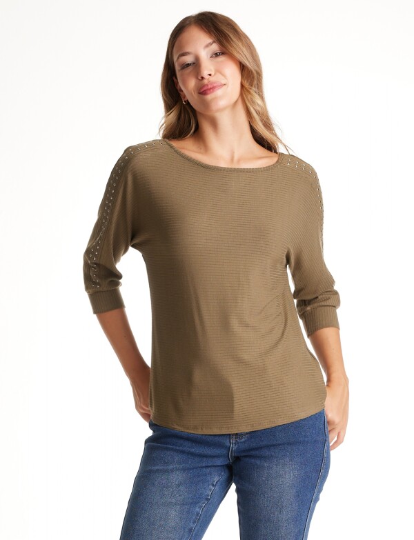 Blusa Tachas OLIVA