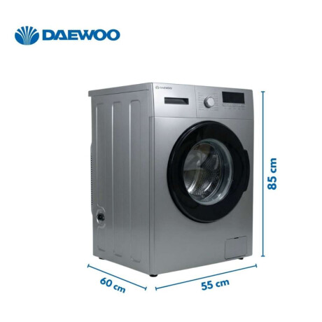Lavarropas carga frontal Daewoo Inverter Capacidad de 10kg Color silver