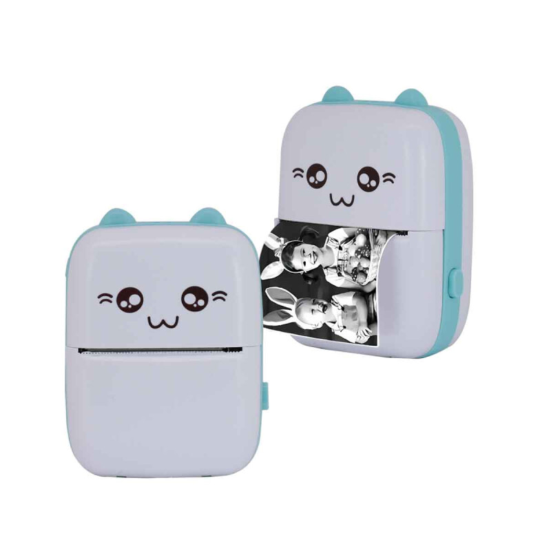 Impresora Térmica Portátil Infantil Bluetooth Azul Impresora Térmica Portátil Infantil Bluetooth Azul
