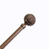 VARA METAL BRONCE P/CORTINA 218-304.8CM Unica