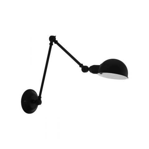 Lámpara de pared vintage acero negro 1XE27 EXMOOR EG2121X