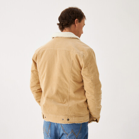 Campera Wrangler de Hombre - WESTERN Corduroy - W86001BEIGE BEIGE