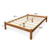 Cama 2 Plazas Turca - 100% Madera Maciza Con Parrilla Marrón Turca(Pausada) Cama 2 Plazas Turca - 100% Madera Maciza Con Parrilla Marrón Turca(pausada)