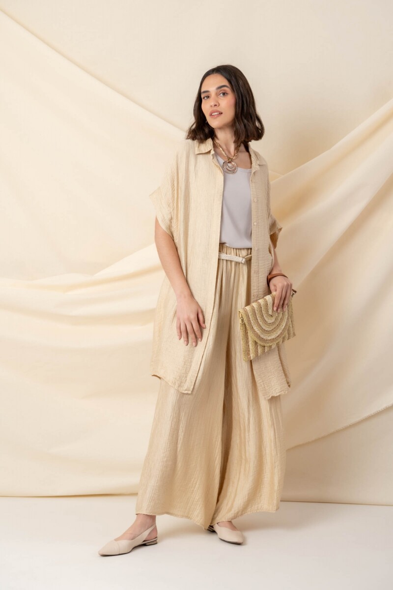 CAMISA AITNE - Camel 