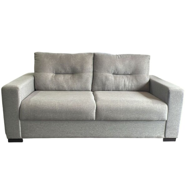 SOFA 3 CUERPOS - TAPIZADO TELA GRIS CLARO SOFA 3 CUERPOS - TAPIZADO TELA GRIS CLARO