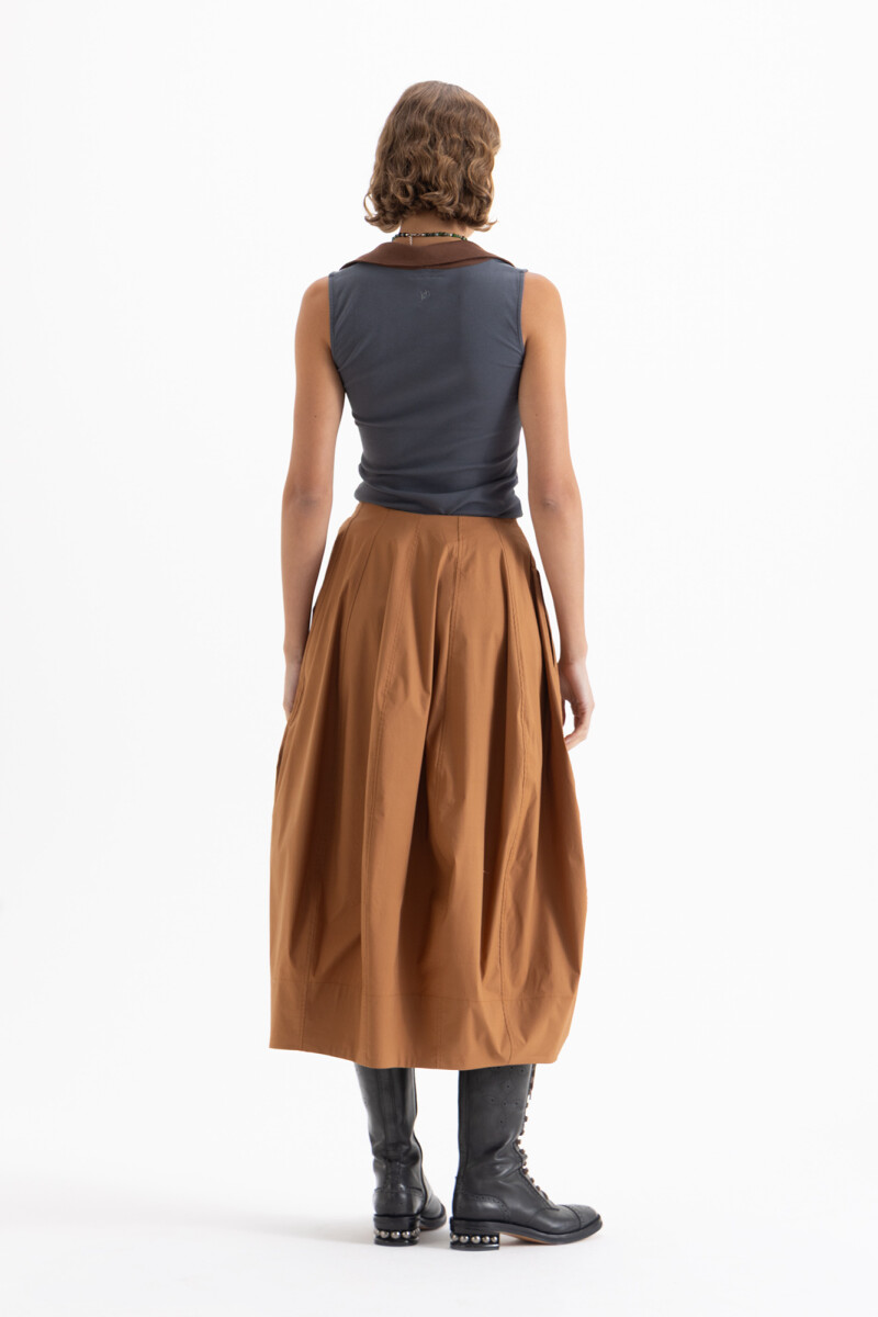 POLLERA OLIVIA Caramelo