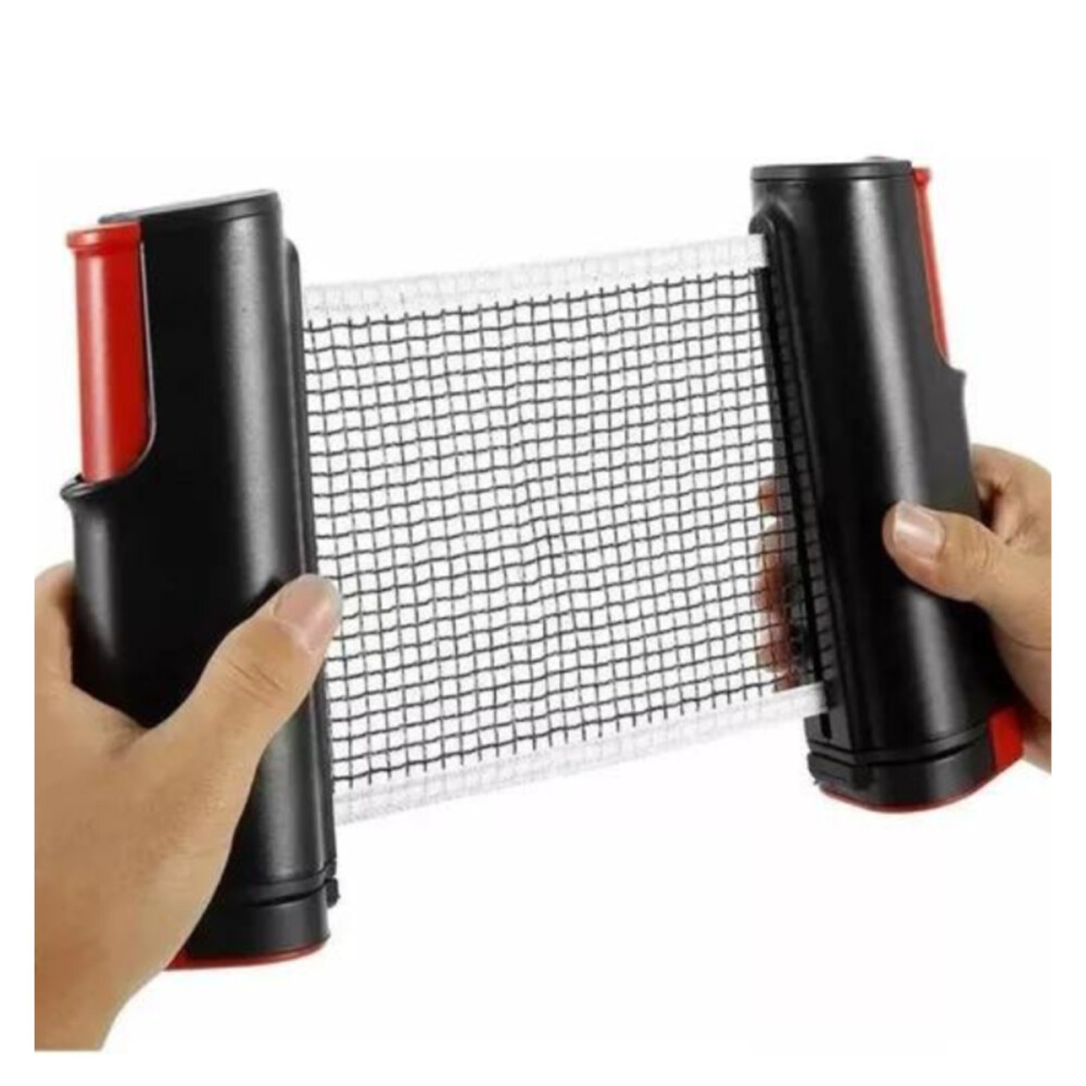 Red Extendible Para Mesa De Ping Pong negro