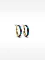 Aros Con Cuentas multicolor