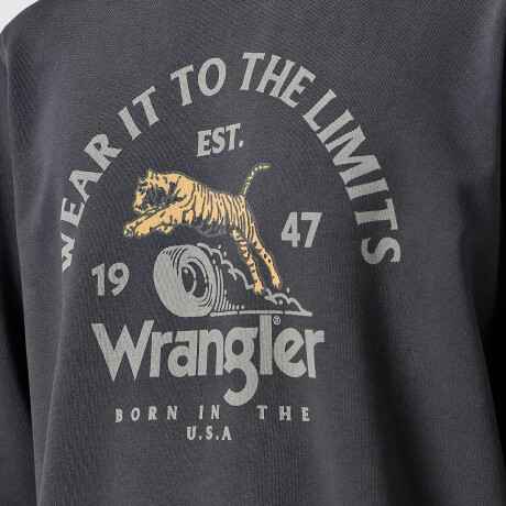Buzo Wrangler de Hombre - CREWNECK - 112357385FADEDBLACK ELD