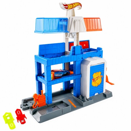 Pista Hot Wheels City Torre de Policía con Auto 001