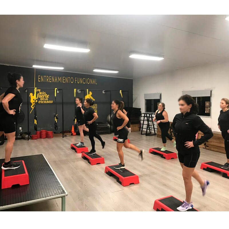Banco Step Regulable Active Training Rojo