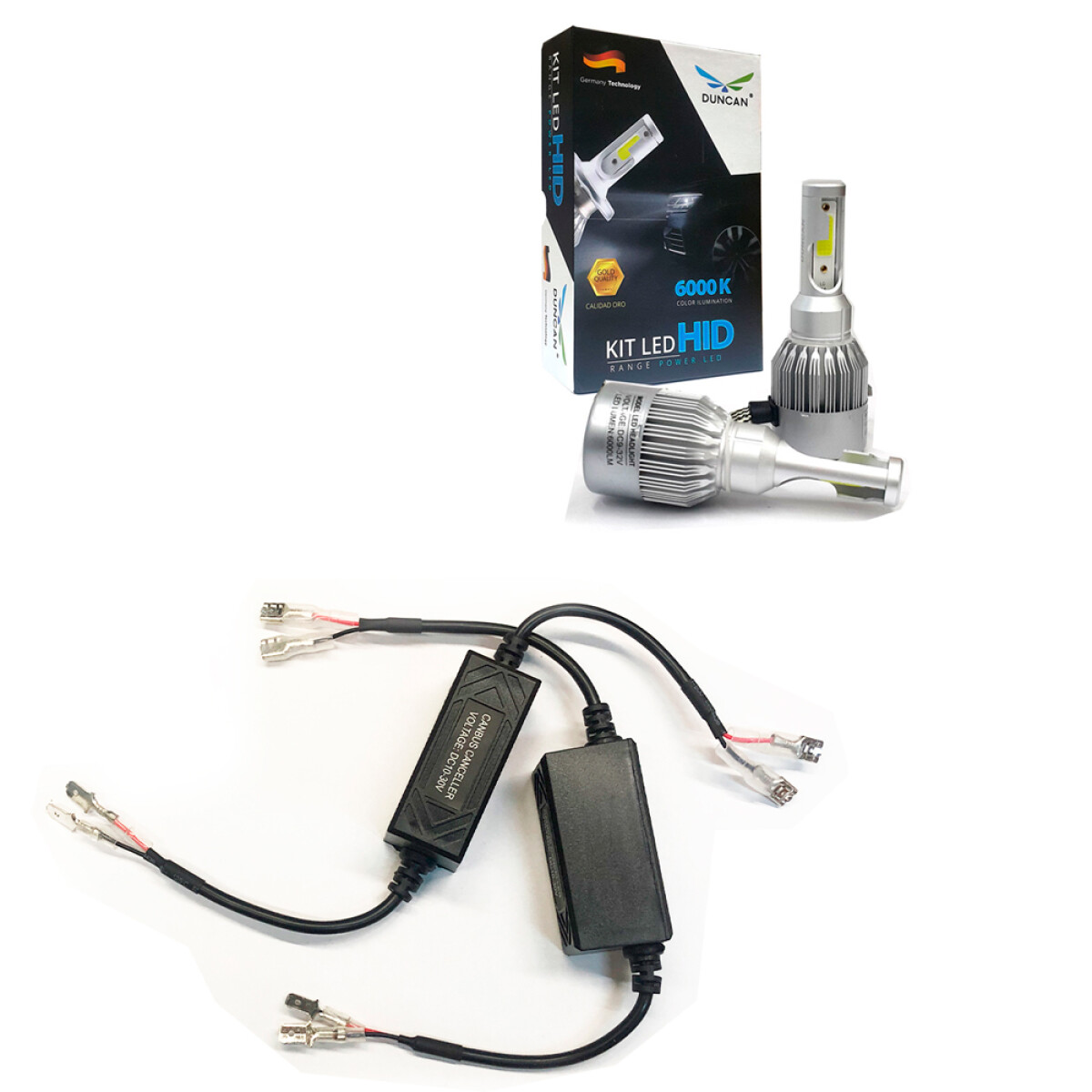 LAMPARA COMBO KIT BALASTRO CANBUS + LEDC6.H3 