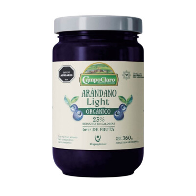 MERMELADA LIGTH ARANDANOS CAMPOCLARO 360G Mermelada Ligth Arandanos 360g