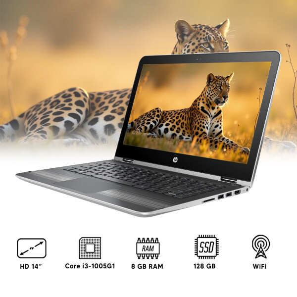 Notebook Hp Pavilon X360 I3 8gb Ram 128gb Ssd Táctil NOTEBOOK HP PAVILION X360 I3/8/128/14/TS